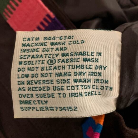 Plus size St. John’s Bay washable suede chocolate brown pants size 16 - Picture 10 of 12